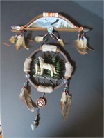 Indian Bow & Arrow, Eagle, Wolf Dreamcatcher