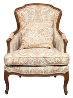 Louis XV Style Upholstered Bergère