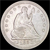 1853 'Arrows' Seated Liberty Quarter UNCIRCULATED