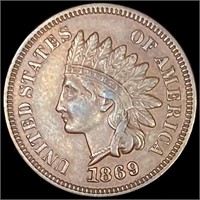 1869 Indian Head Cent CLOSELY UNCIRCULATED