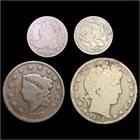 4 Misc Coins NICELY CIRCULATED