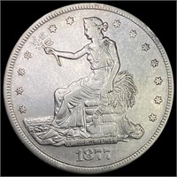 1877-S Silver Trade Dollar NEARLY UNCIRCULATED