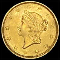 1852 Rare Gold Dollar UNCIRCULATED
