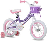 Angel Girls Bike for Toddlers and Kids, Purple