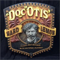 DOC ‘’OTIS’’ HARD LEMON MALT LIQUOR SIGN, 24’’ B