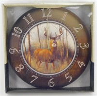 * NIB Deer Clock with Quartz Movement