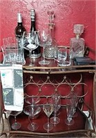 Assorted Decanters & Bar Glasses