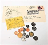 Foreign Coins, Fraternal Order of Eagles Card