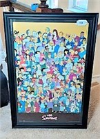 "The Simpsons" Framed Poster