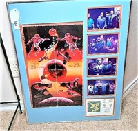 Signed Russian Astronaut Collage