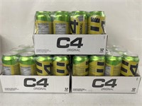 36 CANS OF 473ML C4 ORIGINAL TWISTED LIMEADE