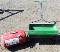 Portable Air Tank, Lawn Fertilizer/Seeder