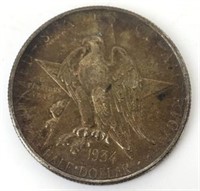 Texas Commemorative Silver Half Dollar - 1934