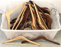 Selection of Wooden Clothes Hangers