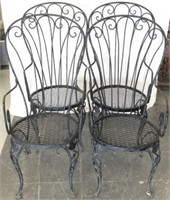 Metal Outdoor Patio Dining Chairs