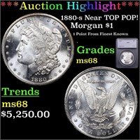***Auction Highlight*** 1880-s Morgan Dollar Near