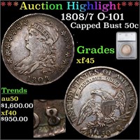 ***Auction Highlight*** 1808/7 O-101 Capped Bust H