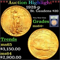 ***Auction Highlight*** 1928-p Gold St. Gaudens Do