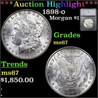 ***Auction Highlight*** 1898-o Morgan Dollar $1 Gr