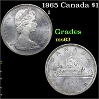 1965 Canada $1 Grades Select Unc