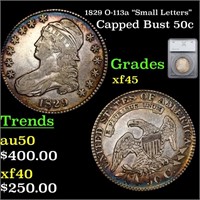 1829 Capped Bust Half Dollar O-113a "Small Letters