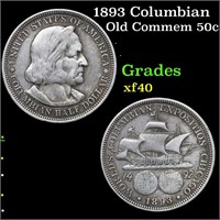 1893 Columbian Old Commem Half Dollar 50c Grades x