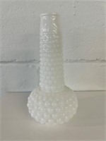 EO Brody Co Milk Glass Hobnail Bud Vase 8” Vintage