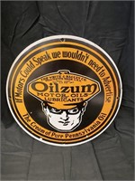 Contemporary Porcelain Oilzum Motor Oils Sign