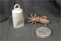 Cowbell, Mexican "8" Spur & Movie Reel