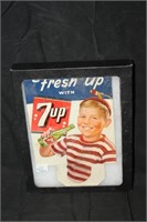 Framed 1949 7-Up Bottle Topper
