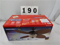 HONEY WELL 52" CEILING FAN FOR PORCHES & PATIOS