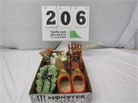 WOODEN SHOES, SHOE STRETCHER, FIGURINES, MISC.