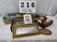 WALL HANGINGS, FRAMES, COASTERS, MISC