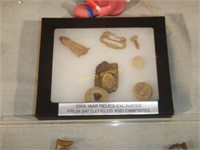 Civil War Bullets & Relics Excavated from