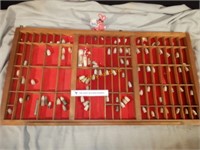 Large Shadowbox Collection of Bullets