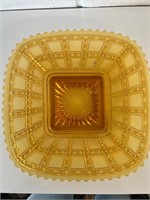 1930s vtg Imperial glass square beaded starburst