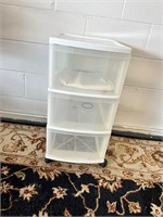 Gracious living 3 drawer storage w beads