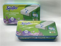 *2PC LOT*12PACK SWIFFER WET MOPPING CLOTHS