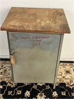 Vintage Industrial Metal Cabinet DuPont