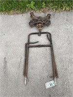 Antique Barn Hay / Cotton Lift Trolly - Cool Piece