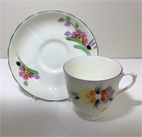 TUSCAN TEACUP & SAUCER ENGLAND