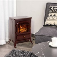 16" Free Standing Electric Fireplace Portable