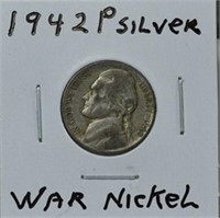 1942 P Silver War Nickel