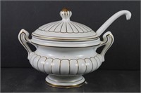 Soup Tureen With Ladle Made in Portugal