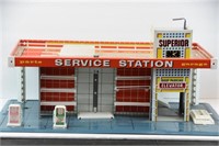 Vtg Steel Service Station