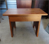 Large wooden stool / table