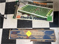 VINTAGE WINCHESTER BOX (EMPTY) AND FOOTBALL GAME