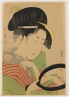 Kitagawa Utamaro Reflection in a Mirror