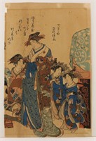 Kitao Masanobu Courtesans Of Chojiya House