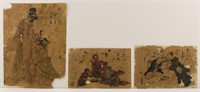 3 Woodblock Scenes